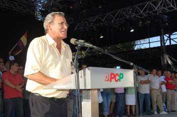 foto Jer&oacute;nimo de Sousa no Comicio