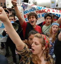 JCP solid&aacute;ria com a luta dos estudantes 