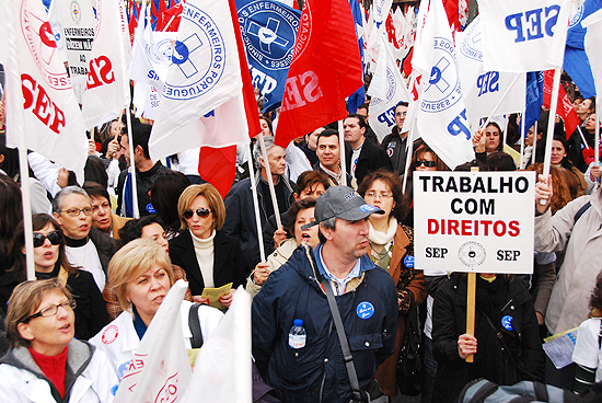 Jornada de Luta - Enfermeiros - 29-01-2010 Lisboa