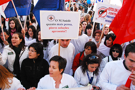 Jornada de Luta - Enfermeiros - 29-01-2010 Lisboa