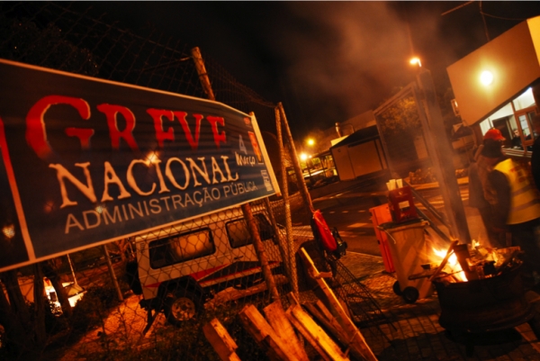 Piquetes de Greve em Lisboa