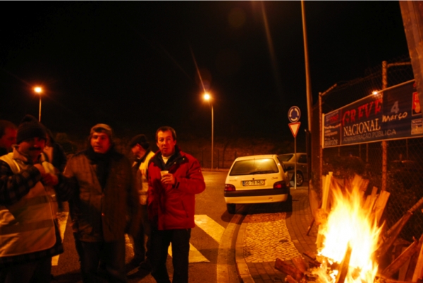 Piquetes de Greve em Lisboa