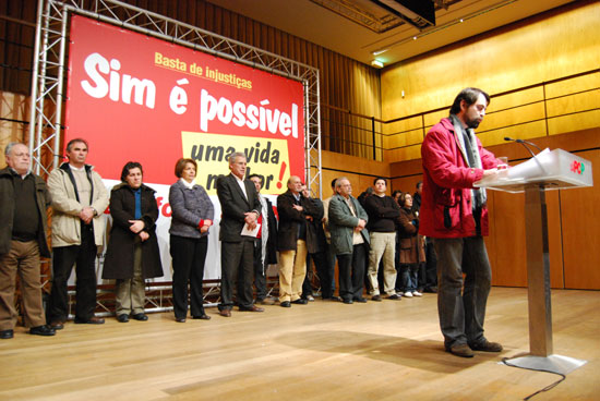 Comicio no Porto 10 de Janeiro 2009