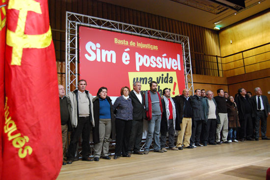 Comicio no Porto 10 de Janeiro 2009
