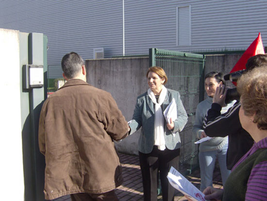 Accao na Grundig, em Braga