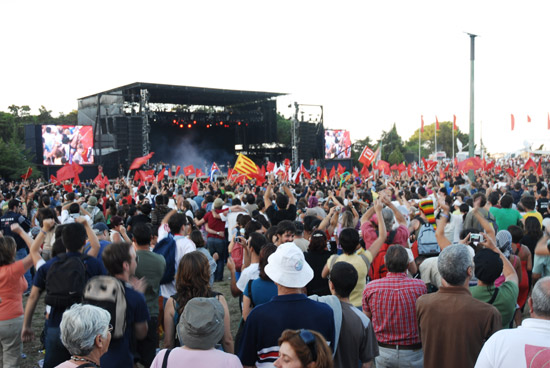 Comicio da Festa do Avante 2008