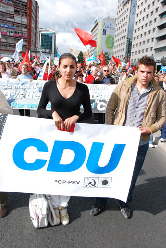 Marcha: Protesto, confianca e luta