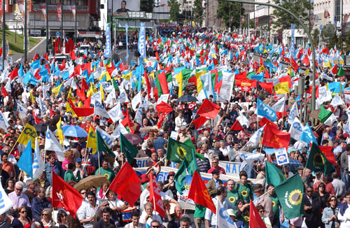 Marcha: Protesto, confianca e luta