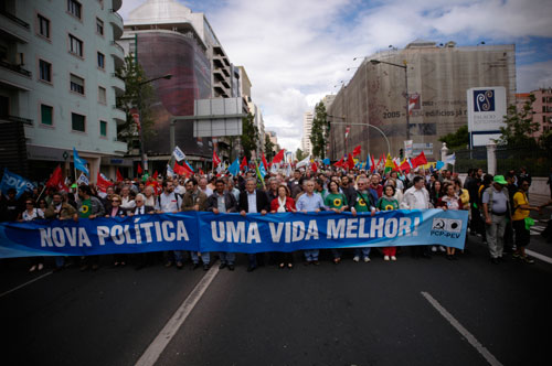 Marcha: Protesto, confianca e luta