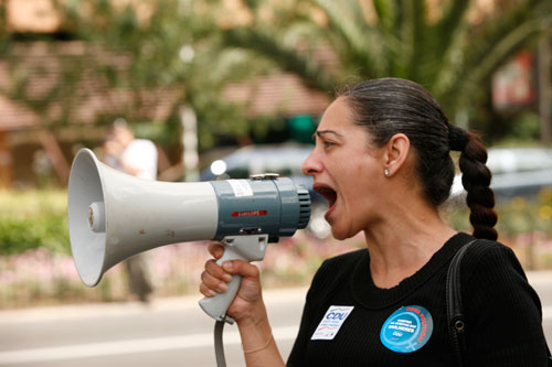 Marcha: Protesto, confianca e luta