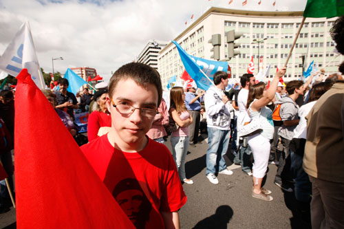 Marcha: Protesto, confianca e luta