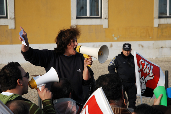 Manif. trabalhadores admin. publica - 5 Fev