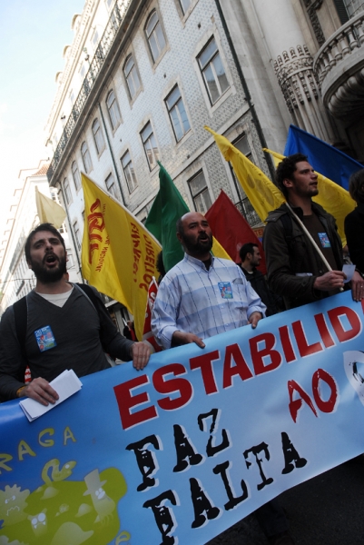 Manif. trabalhadores admin. publica - 5 Fev