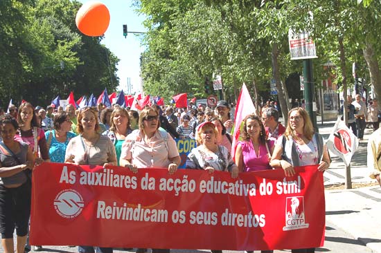 Manifestacao Nacional CGTP