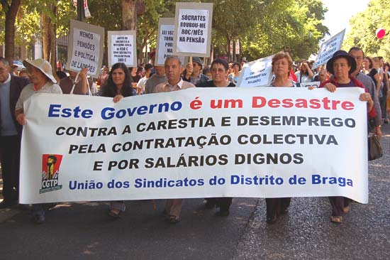 Manifestacao Nacional CGTP