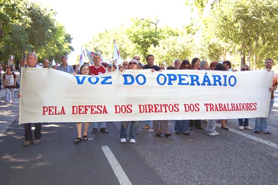 Manifestacao Nacional CGTP