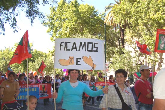 Manifestacao Nacional CGTP
