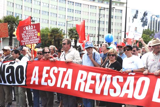 Manifestacao Nacional CGTP