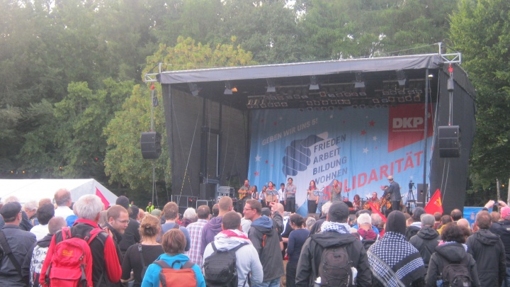 PCP na Festa do Unsere Zeit, Órgão Central do Partido Comunista Alemão