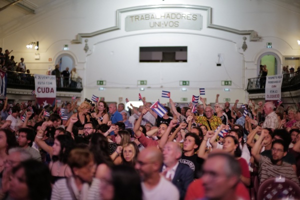 Acto de solidariedade «Juntos por Cuba»