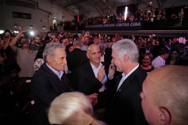 Acto de solidariedade «Juntos por Cuba»