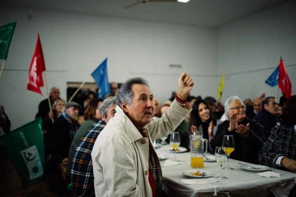 Almoço com reformados no Couço