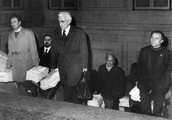 Álvaro Cunhal e outros dirigentes do PCP - Legalização do PCP, 1974