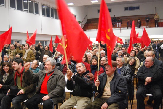 Comício em Alpiarça - 16 de Janeiro de 2009