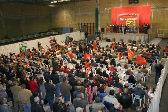 Comício em São João da Talha - 07 de Fevereiro de 2009