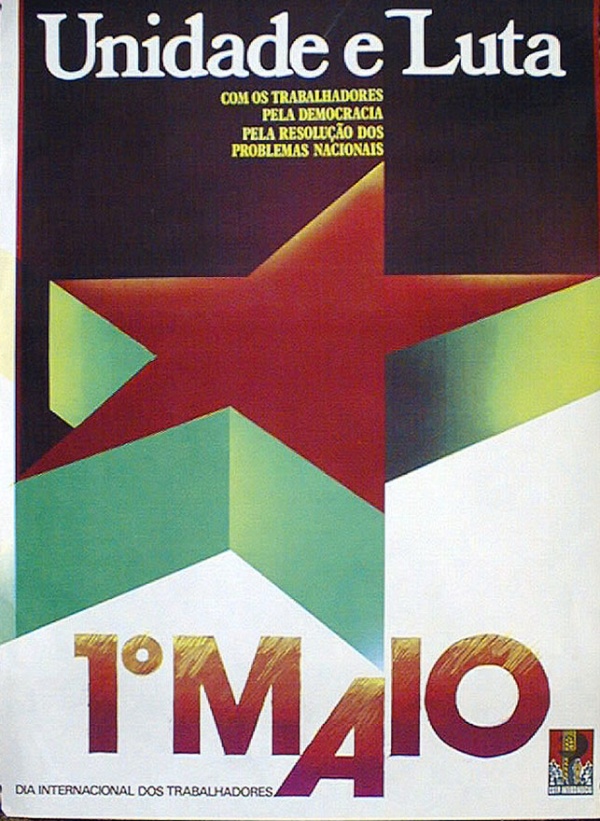 Cartazes 1º Maio - Dia Internacional do Trabalhador