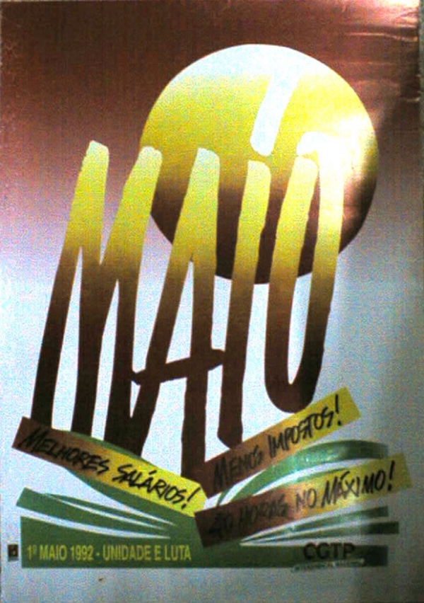 Cartazes 1º Maio - Dia Internacional do Trabalhador