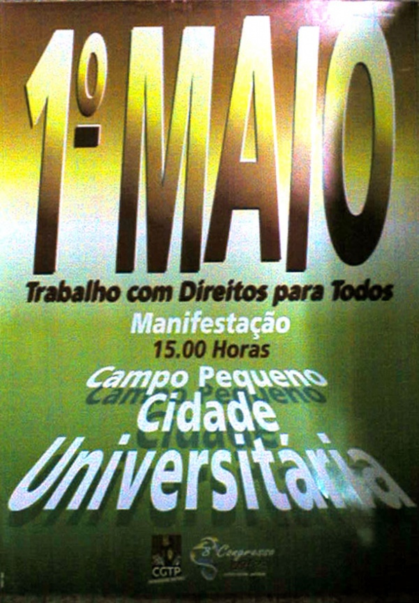 Cartazes 1º Maio - Dia Internacional do Trabalhador
