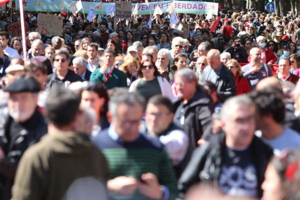 Comemorações populares do 25 de Abril em Lisboa