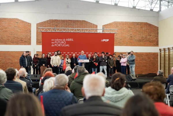 Comício em Gondomar - 104.º Aniversário do PCP "Projecto, Luta, Confiança"