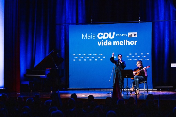 Comício CDU na Marinha Grande