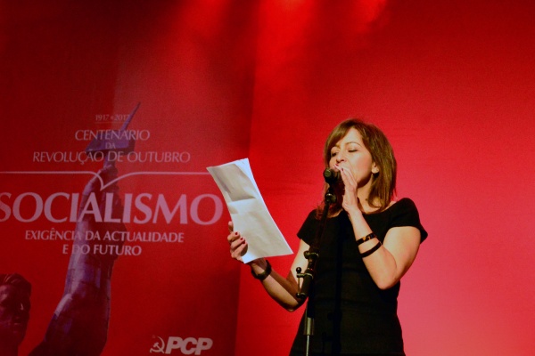 Rally commemorating the Centenary of the October Revolution