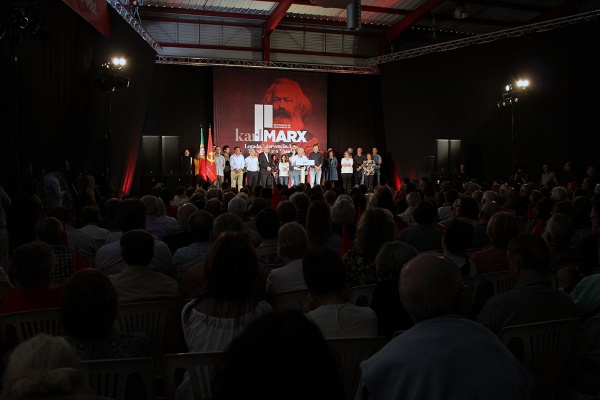 Comício Comemorativo do II Centenário do nascimento de Karl Marx