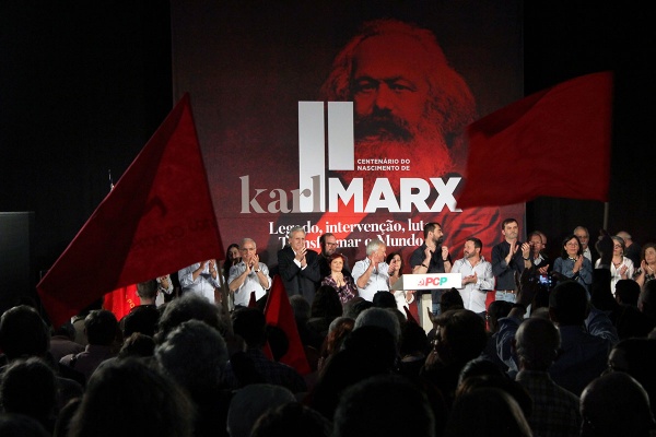 Comício Comemorativo do II Centenário do nascimento de Karl Marx