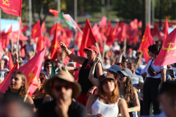 Rally of the 46th edition of the Avante! Festival