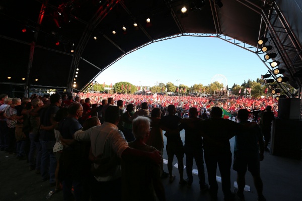 Rally of the 46th edition of the Avante! Festival