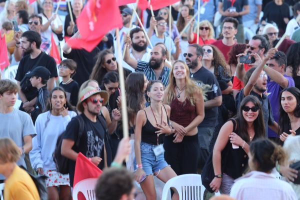 Rally of the 46th edition of the Avante! Festival