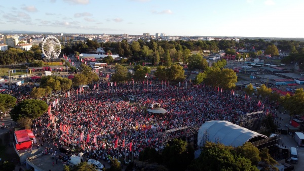 Rally of the 46th edition of the Avante! Festival