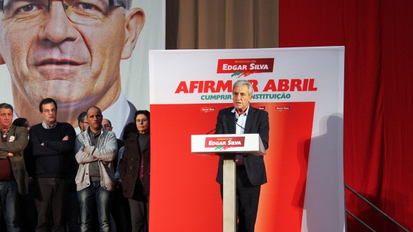 Comício em Lisboa da candidatura de Edgar Silva à Presidência da República
