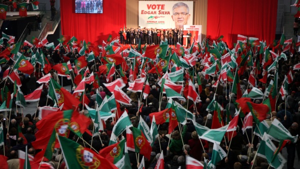 Comício em Lisboa da candidatura de Edgar Silva à Presidência da República