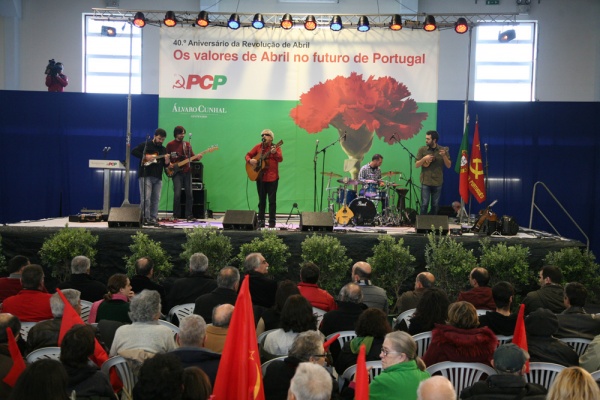 Comício do PCP - Evocação da Fuga da Cadeia do Forte de Peniche