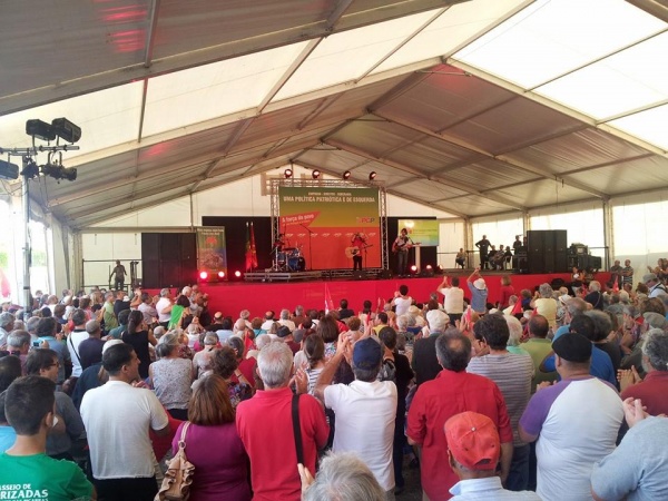 Rally «Mais espaço, mais Festa - Futuro com Abril - Avante com a campanha»