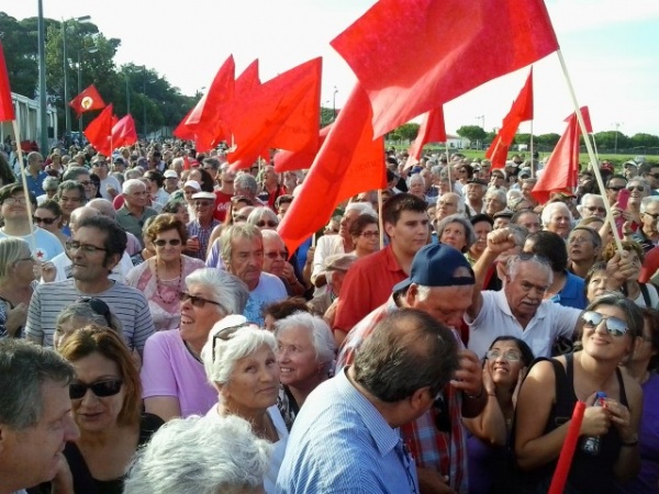 Rally «Mais espaço, mais Festa - Futuro com Abril - Avante com a campanha»