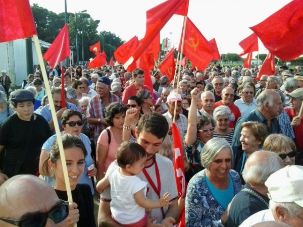 Rally «Mais espaço, mais Festa - Futuro com Abril - Avante com a campanha»