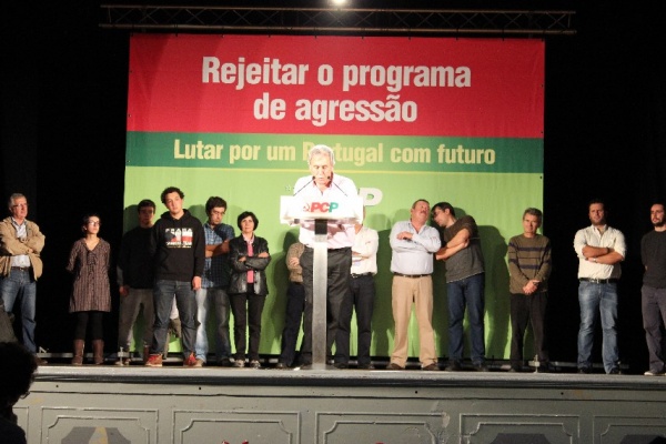 Comício «Pôr Fim ao Desastre - Rejeitar o Pacto de Agressão» - Voz do Operário, Lisboa