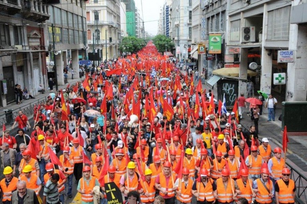 Mass rally of the Communist Party of Greece